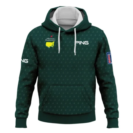 Golf Masters Tournament Ping Hoodie Shirt Logo Pattern Gold Green Golf Sports All Over Print Hoodie Shirt