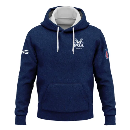 Special Version 2024 PGA Championship Valhalla Ping Hoodie Shirt Blue Paperboard Texture Hoodie Shirt