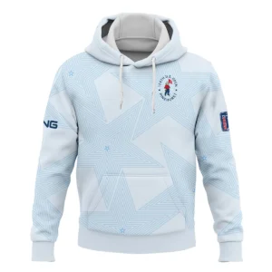 Golf 124th U.S. Open Pinehurst Ping Quarter-Zip Jacket Stars Light Blue Golf Sports All Over Print Quarter-Zip Jacket