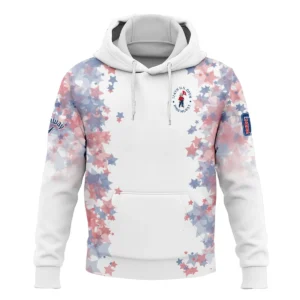 Special Version 124th U.S. Open Pinehurst Callaway Zipper Hoodie Shirt Coloured Stars Zipper Hoodie Shirt