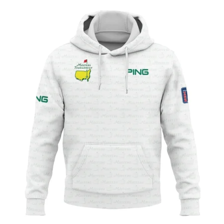 Golf Pattern Masters Tournament Ping Quarter-Zip Jacket White And Green Color Golf Sports All Over Print Quarter-Zip Jacket