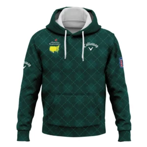 Golf Geometric Pattern Green Masters Tournament Callaway Zipper Hoodie Shirt Style Classic Zipper Hoodie Shirt