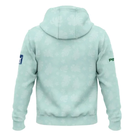 Ping Masters Tournament Sports Hoodie Shirt Green Pastel Floral Hawaiian Pattern All Over Print Hoodie Shirt