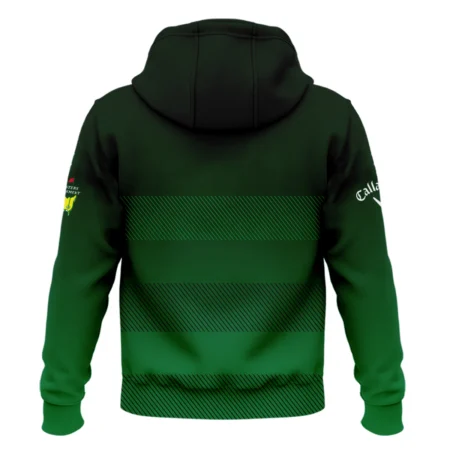 Masters Tournament Callaway Sports Zipper Hoodie Shirt Green Gradient Stripes Pattern All Over Print Zipper Hoodie Shirt