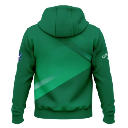 Callaway Masters Tournament Golf Zipper Hoodie Shirt Green Gradient Pattern Sports All Over Print Zipper Hoodie Shirt