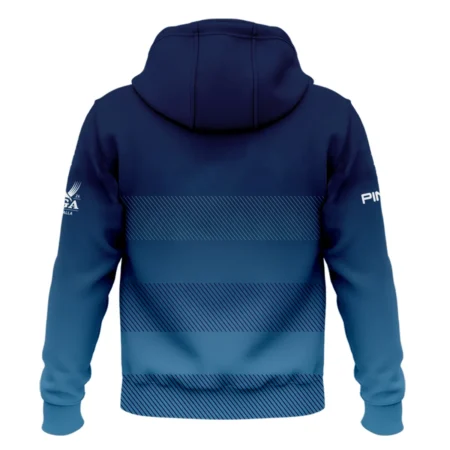 2024 PGA Championship Ping Zipper Hoodie Shirt Dark Blue Gradient Pattern All Over Print Zipper Hoodie Shirt