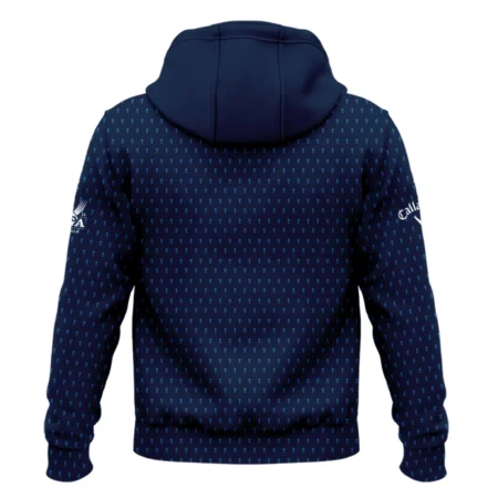 Callaway 2024 PGA Championship Golf Zipper Hoodie Shirt Dark Blue Gradient Pattern All Over Print Zipper Hoodie Shirt