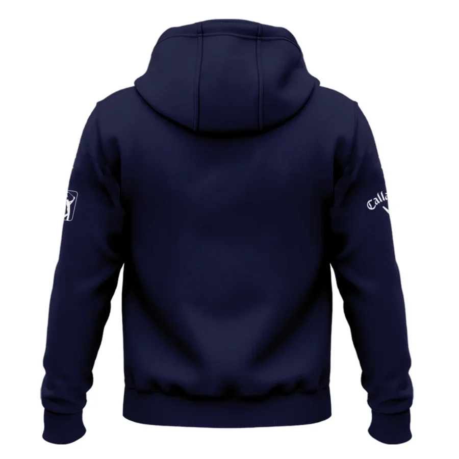 Callaway 2024 PGA Championship Golf Zipper Hoodie Shirt Sports Dark Blue White All Over Print Zipper Hoodie Shirt