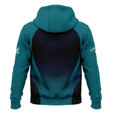 2024 PGA Championship Callaway Golf Hoodie Shirt Dark Cyan Very Dark Blue Gradient Golf Sports All Over Print Hoodie Shirt