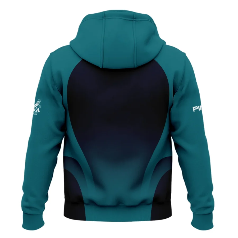 2024 PGA Championship Ping Golf Hoodie Shirt Dark Cyan Very Dark Blue Gradient Golf Sports All Over Print Hoodie Shirt