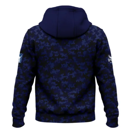 Golf 2024 PGA Championship Callaway Zipper Hoodie Shirt Blue Camouflage Pattern Sport All Over Print Zipper Hoodie Shirt