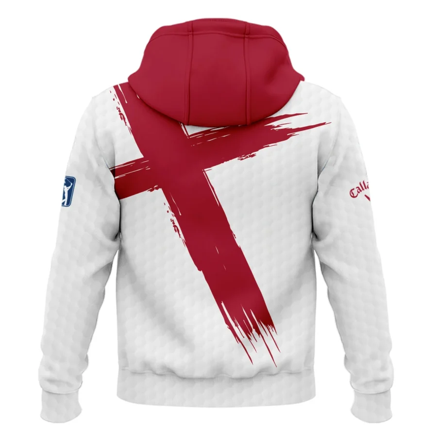 Callaway 152nd The Open Championship Golf Sport Zipper Hoodie Shirt Red White Golf Pattern All Over Print Zipper Hoodie Shirt