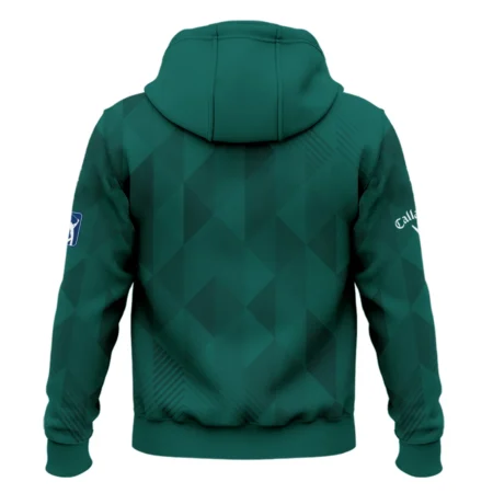 Masters Tournament Golf Sport Callaway Zipper Hoodie Shirt Sports Triangle Abstract Green Zipper Hoodie Shirt