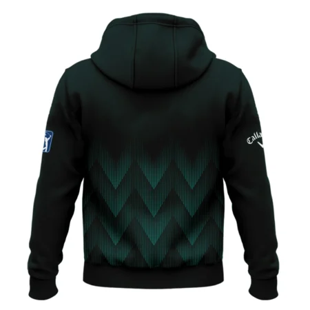 Masters Tournament Golf Callaway Hoodie Shirt Zigzag Pattern Dark Green Golf Sports All Over Print Hoodie Shirt