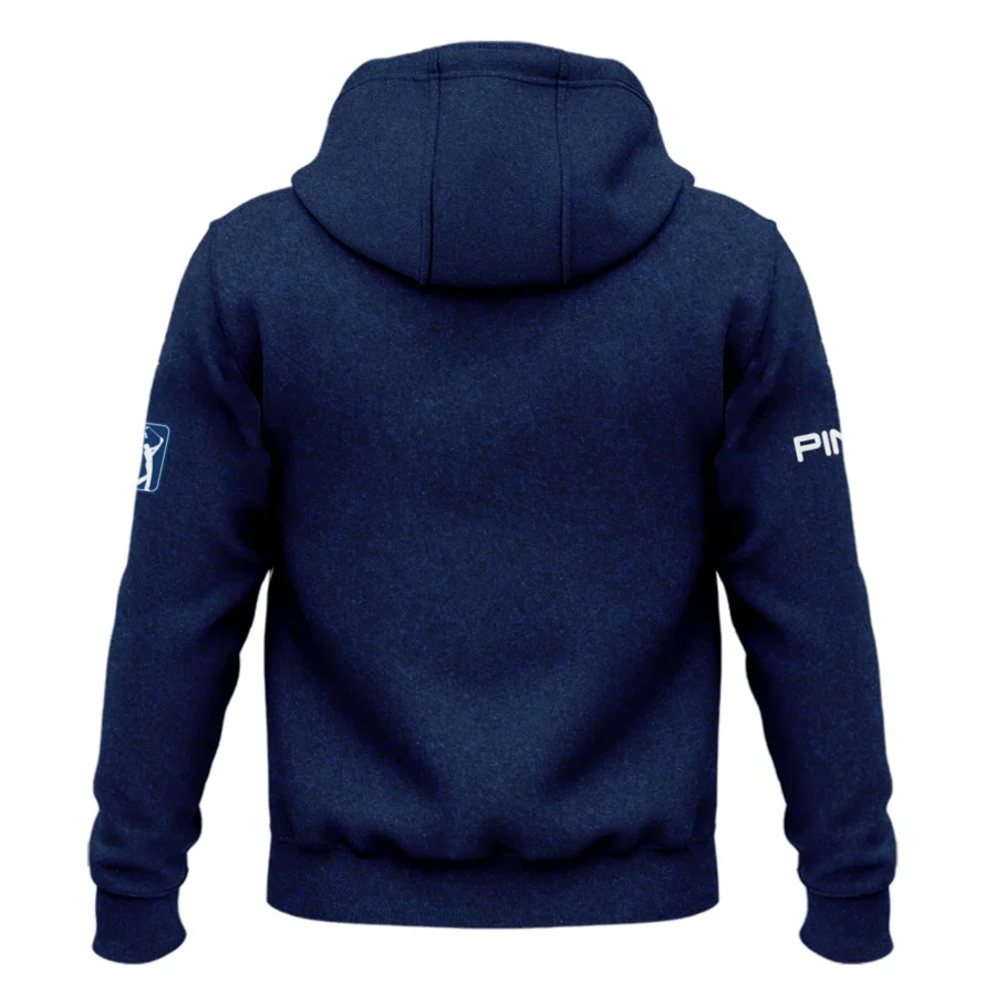 Special Version 2024 PGA Championship Valhalla Ping Zipper Hoodie Shirt Blue Paperboard Texture Zipper Hoodie Shirt