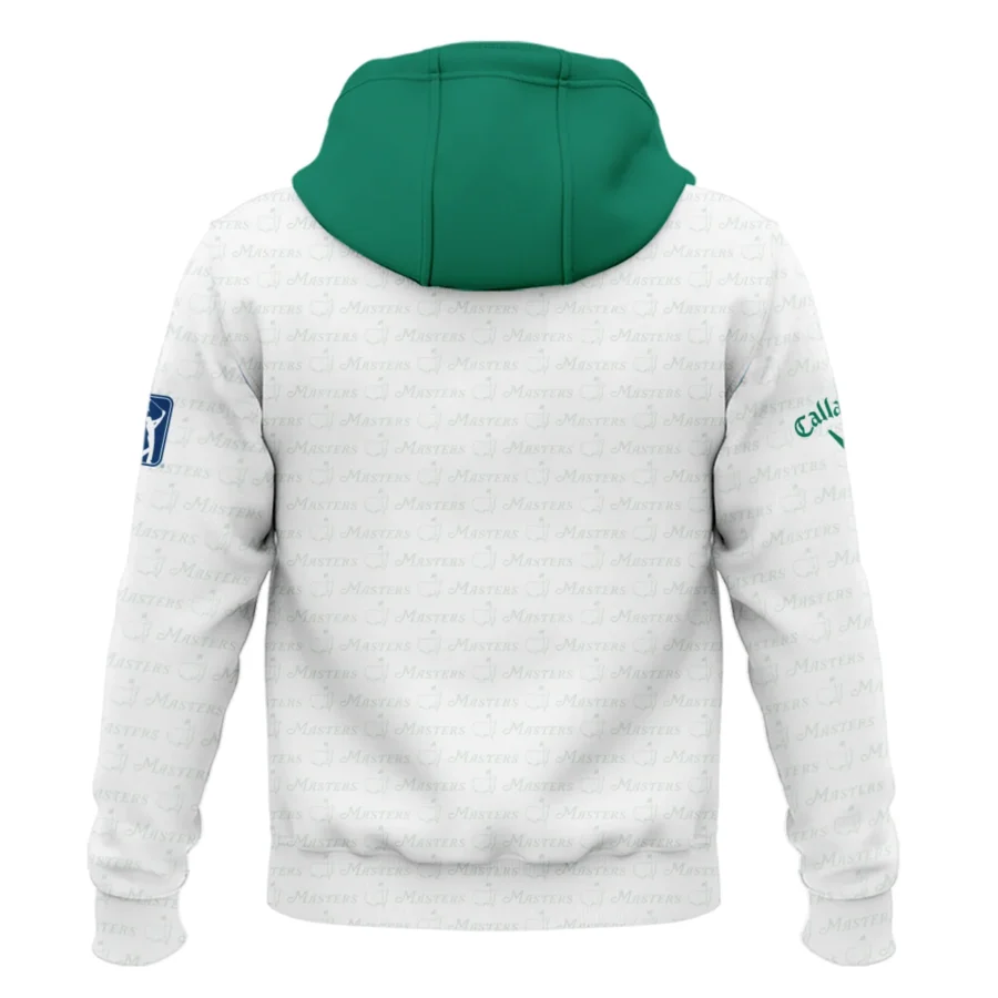 Pattern Masters Tournament Callaway Zipper Hoodie Shirt White Green Sport Love Clothing Zipper Hoodie Shirt