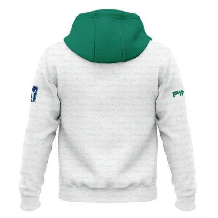 Pattern Masters Tournament Ping Zipper Hoodie Shirt White Green Sport Love Clothing Zipper Hoodie Shirt