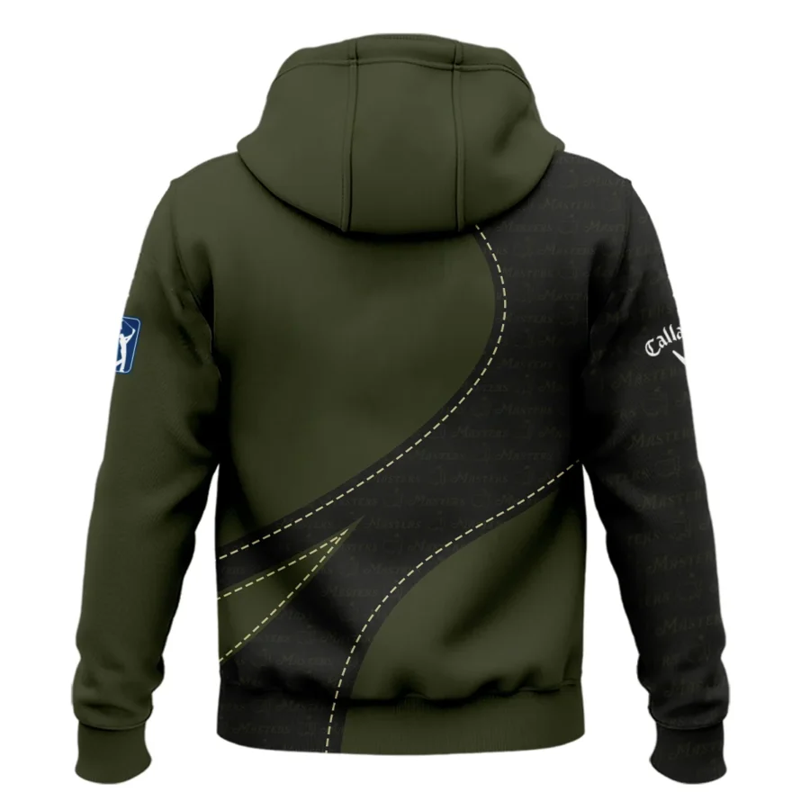 Pattern Military Green Masters Tournament Callaway Zipper Hoodie Shirt Style Classic Zipper Hoodie Shirt