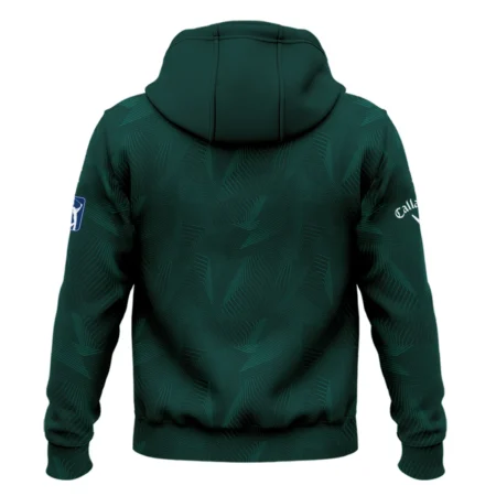 Abstract Pattern Lines Forest Green Masters Tournament Callaway Hoodie Shirt Style Classic Hoodie Shirt