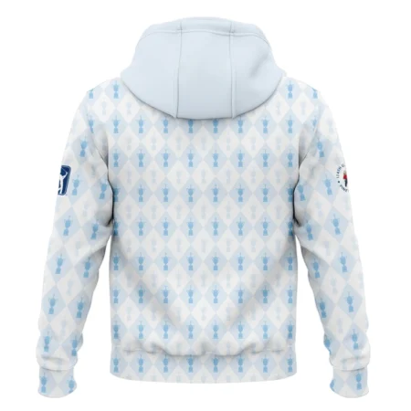 PGA Tour 124th U.S. Open Pinehurst Ping Zipper Hoodie Shirt Sports Pattern Cup Color Light Blue Zipper Hoodie Shirt