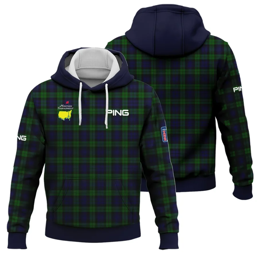 Masters Tournament Ping Golf Hoodie Shirt Sports Green Purple Black Watch Tartan Plaid All Over Print Hoodie Shirt