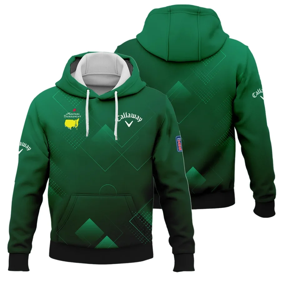 Masters Tournament Callaway Hoodie Shirt Golf Sports Green Abstract Geometric Hoodie Shirt