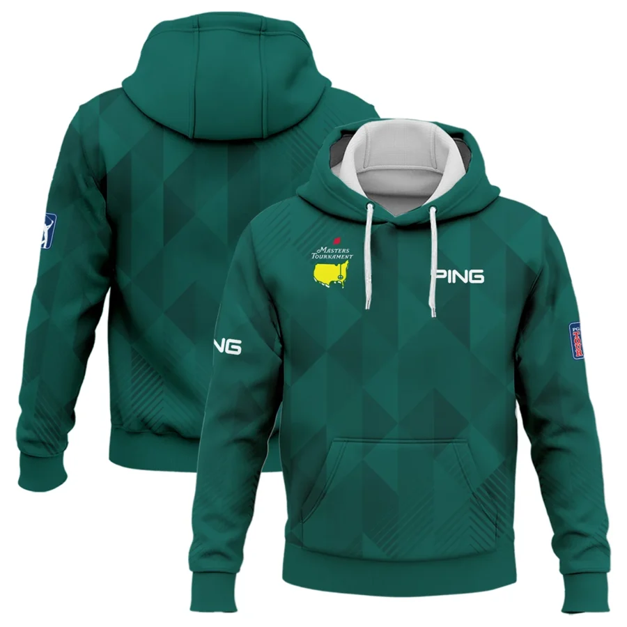 Masters Tournament Golf Sport Ping Hoodie Shirt Sports Triangle Abstract Green Hoodie Shirt