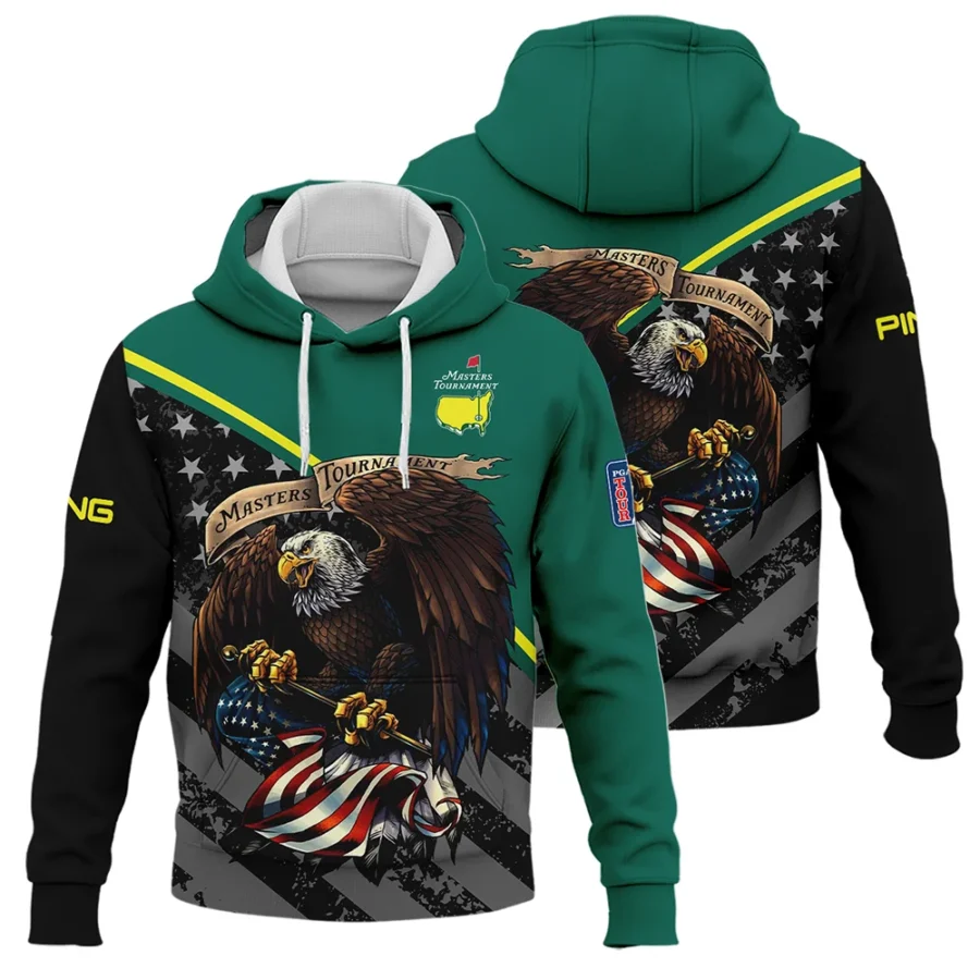 Special Version Golf Masters Tournament Ping Hoodie Shirt Egale USA Green Color Golf Sports All Over Print Hoodie Shirt