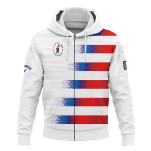 Callaway 124th U.S. Open Pinehurst Golf Sport Hoodie Shirt Blue Red White Abstract All Over Print Hoodie Shirt