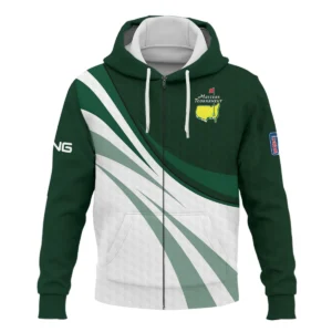 Golf Sport Masters Tournament Ping Hoodie Shirt Green Color Sports Golf Ball Pattern All Over Print Hoodie Shirt