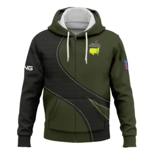 Pattern Military Green Masters Tournament Ping Quarter-Zip Jacket Style Classic Quarter-Zip Jacket