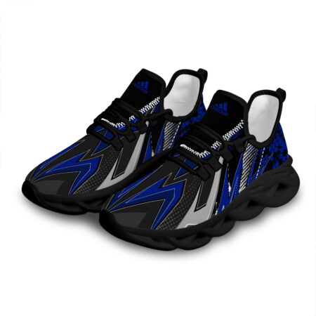 Sport Blue Color Nike Max Soul Shoes Black Sole Color Mix Black Classic StyleSneaker Gift For Fans