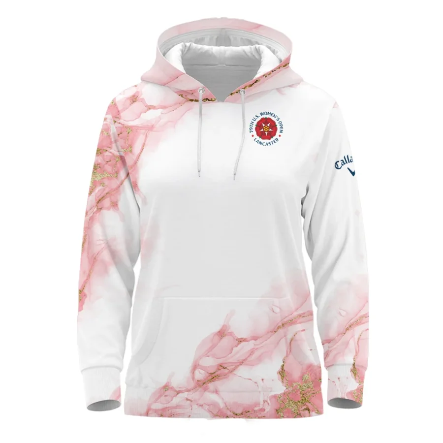 Pink Gold Marble 79th U.S. Women’s Open Lancaster Callaway Hoodie Shirt Golf Sport All Over Print Hoodie Shirt