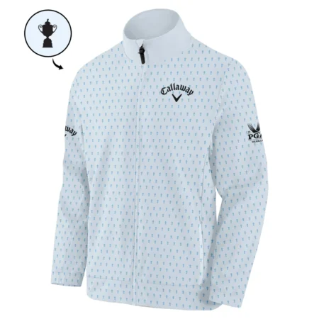 PGA Championship Valhalla Sports Callaway Stand Colar Jacket Cup Pattern Light Blue Pastel All Over Print Stand Colar Jacket