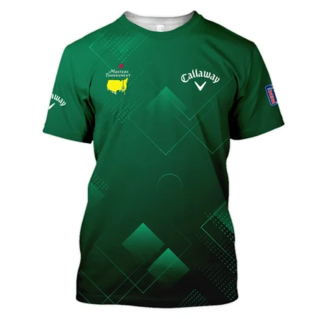 Masters Tournament Callaway Unisex T-Shirt Golf Sports Green Abstract Geometric T-Shirt