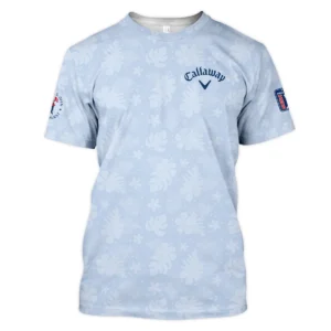 124th U.S. Open Pinehurst Callaway Golf Unisex Sweatshirt Light Blue Pastel Floral Hawaiian Pattern All Over Print Sweatshirt