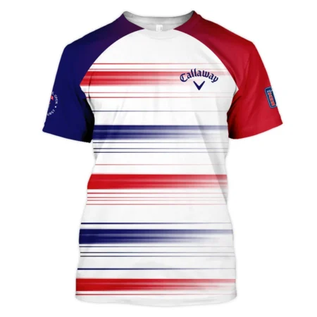 Sport Callaway 124th U.S. Open Pinehurst Unisex T-Shirt Straight Lines Blue Red T-Shirt