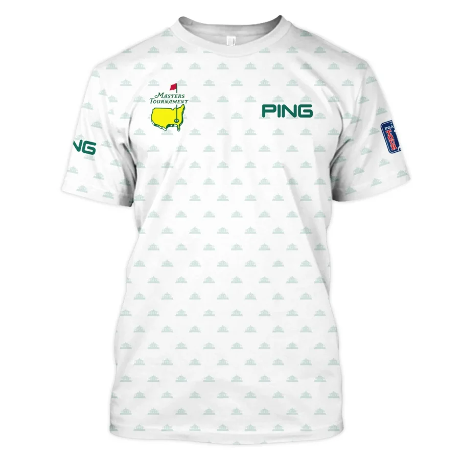 Golf Masters Tournament Ping Unisex T-Shirt Cup Pattern White Green Golf Sports All Over Print T-Shirt