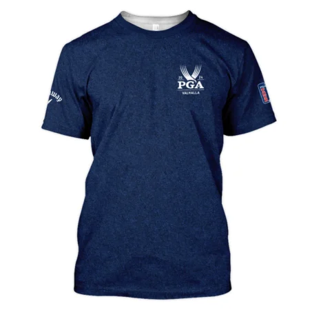 Special Version 2024 PGA Championship Valhalla Callaway Unisex T-Shirt Blue Paperboard Texture T-Shirt