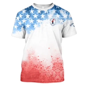 Special Version 124th U.S. Open Pinehurst Callaway Unisex Sweatshirt Watercolor Blue Red Stars Sweatshirt