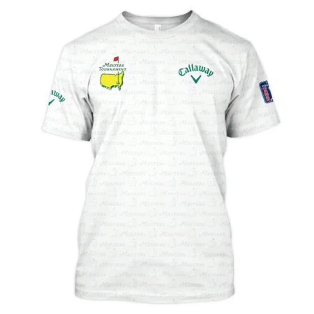 Pattern Masters Tournament Callaway Polo Shirt White Green Sport Love Clothing Polo Shirt For Men