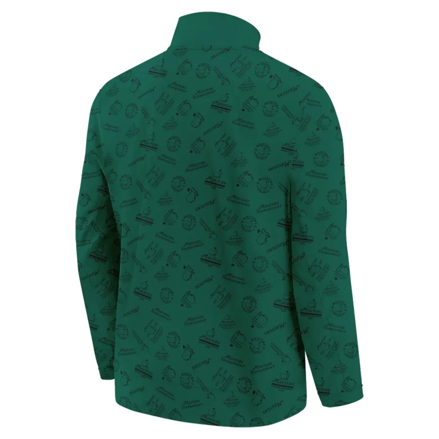 2024 Masters Tournament Callaway Stand Colar Jacket Sports Green Color Pattern All Over Print Stand Colar Jacket