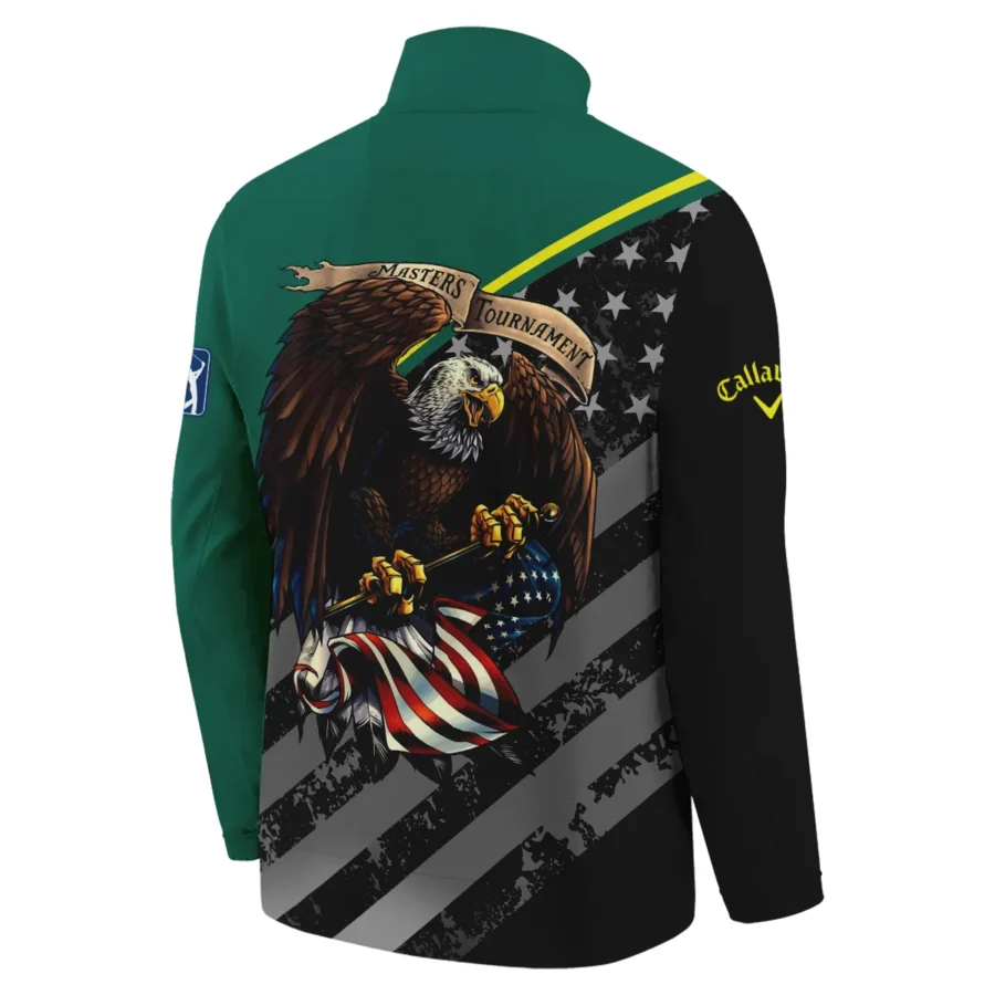 Special Version Golf Masters Tournament Callaway Stand Colar Jacket Egale USA Green Color Golf Sports All Over Print Stand Colar Jacket