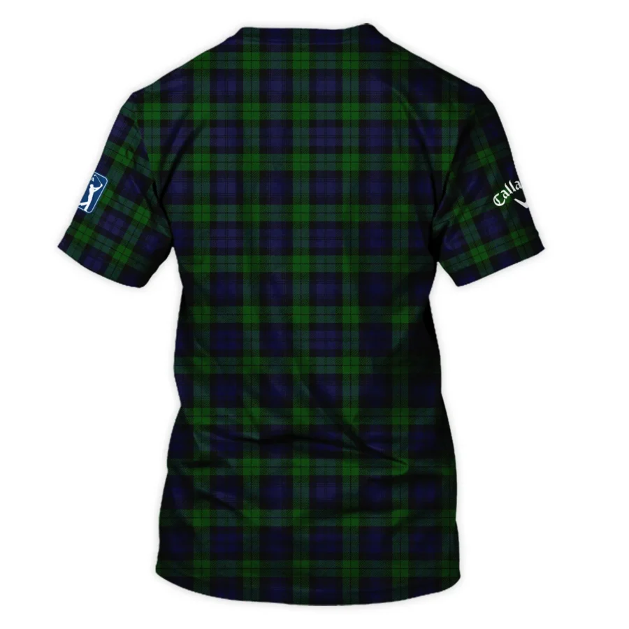 Masters Tournament Callaway Golf Unisex T-Shirt Sports Green Purple Black Watch Tartan Plaid Sports All Over Print T-Shirt