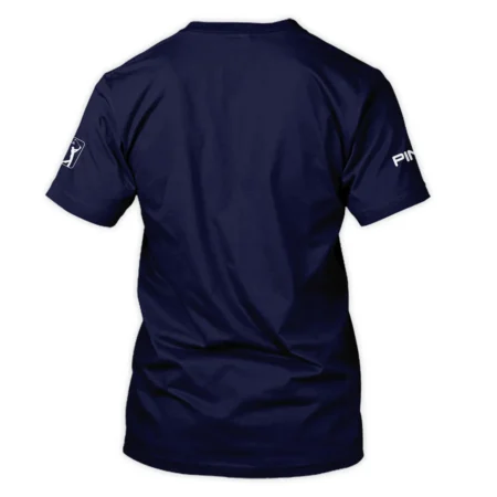 Ping 2024 PGA Championship Golf Unisex T-Shirt Sports Dark Blue White All Over Print T-Shirt