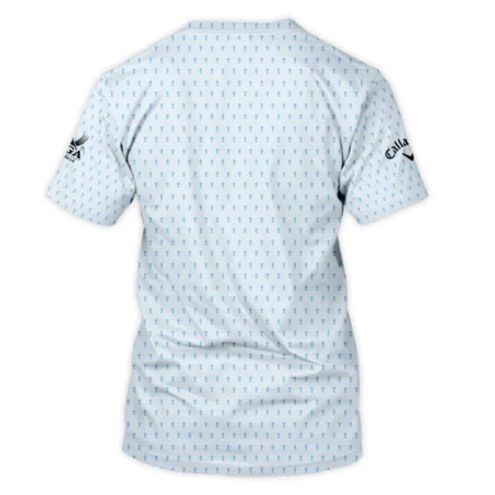 2024 PGA Championship Callaway Golf Unisex T-Shirt Light Blue Pastel Golf Cup Pattern All Over Print T-Shirt