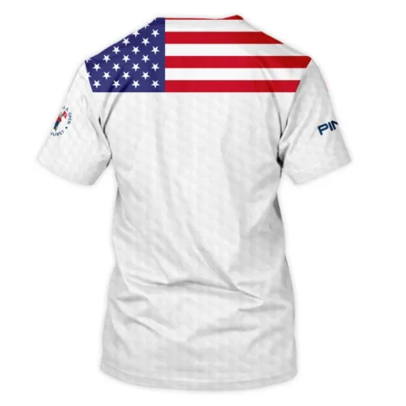 Ping 124th U.S. Open Pinehurst Unisex T-Shirt USA Flag Golf Pattern All Over Print T-Shirt