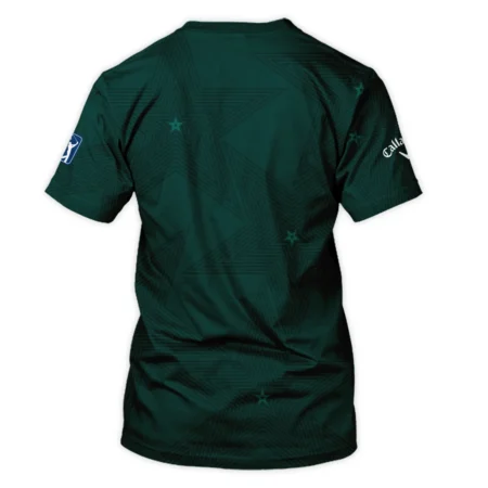 Golf Masters Tournament Callaway Unisex T-Shirt Stars Dark Green Golf Sports All Over Print T-Shirt