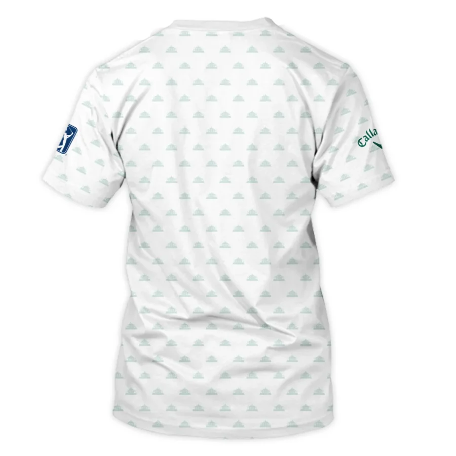 Golf Masters Tournament Callaway Unisex T-Shirt Cup Pattern White Green Golf Sports All Over Print T-Shirt