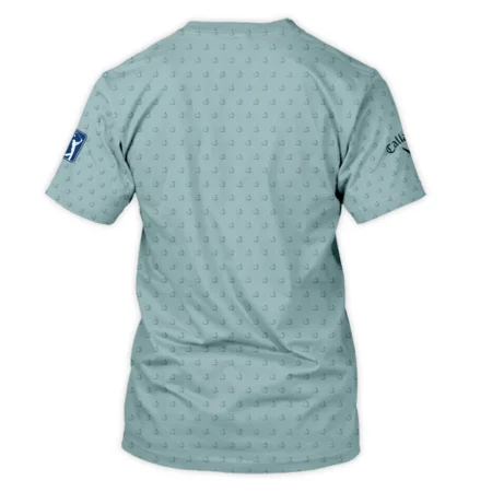 Golf Pattern Masters Tournament Callaway Unisex T-Shirt Cyan Pattern All Over Print T-Shirt